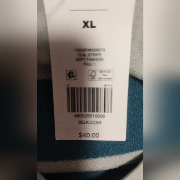 [5x$20] New Striped Sweater Pullover/ Size XL - Picture 5 of 7